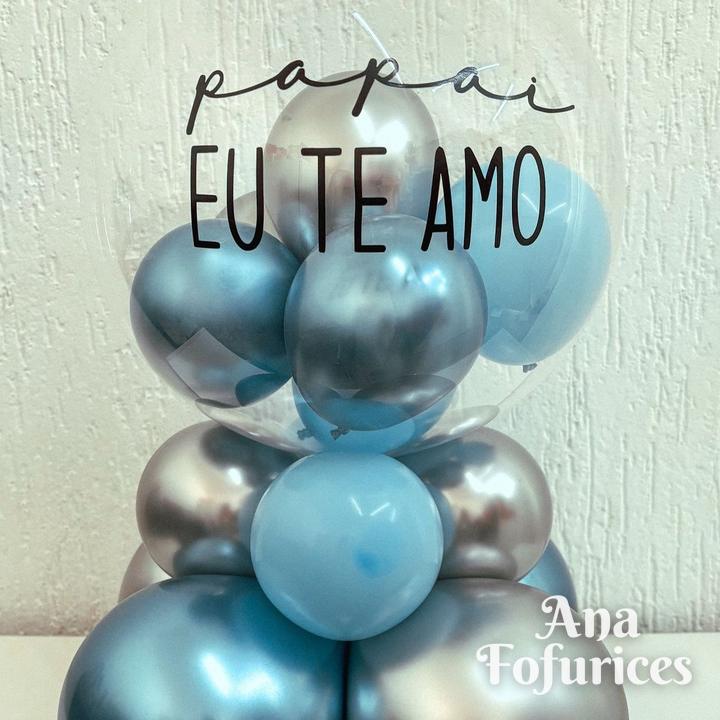 Balões personalizados: papai eu te amo
