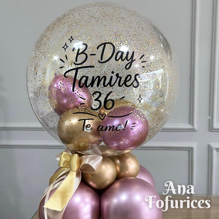 Balões personalizados: B-Day