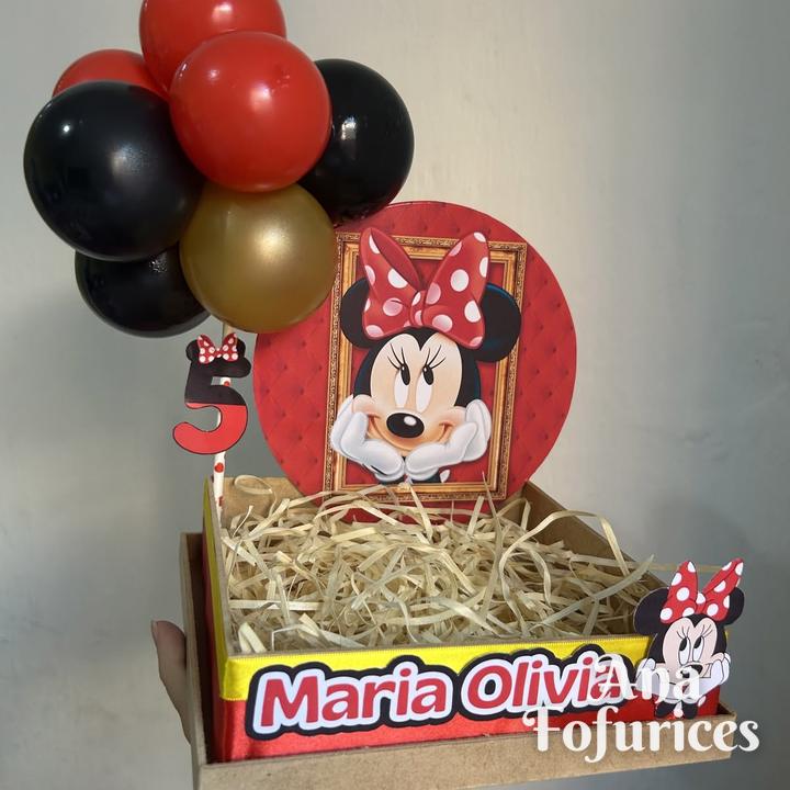 Kits e cestas de presente: cesta da Minnie
